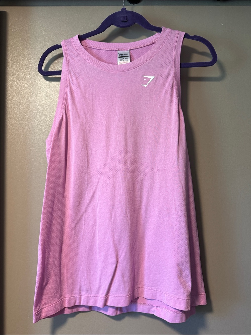 Gymshark Light Pink Women's Muscle Tank